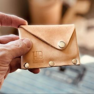 Minimalist Leather Snap Wallet